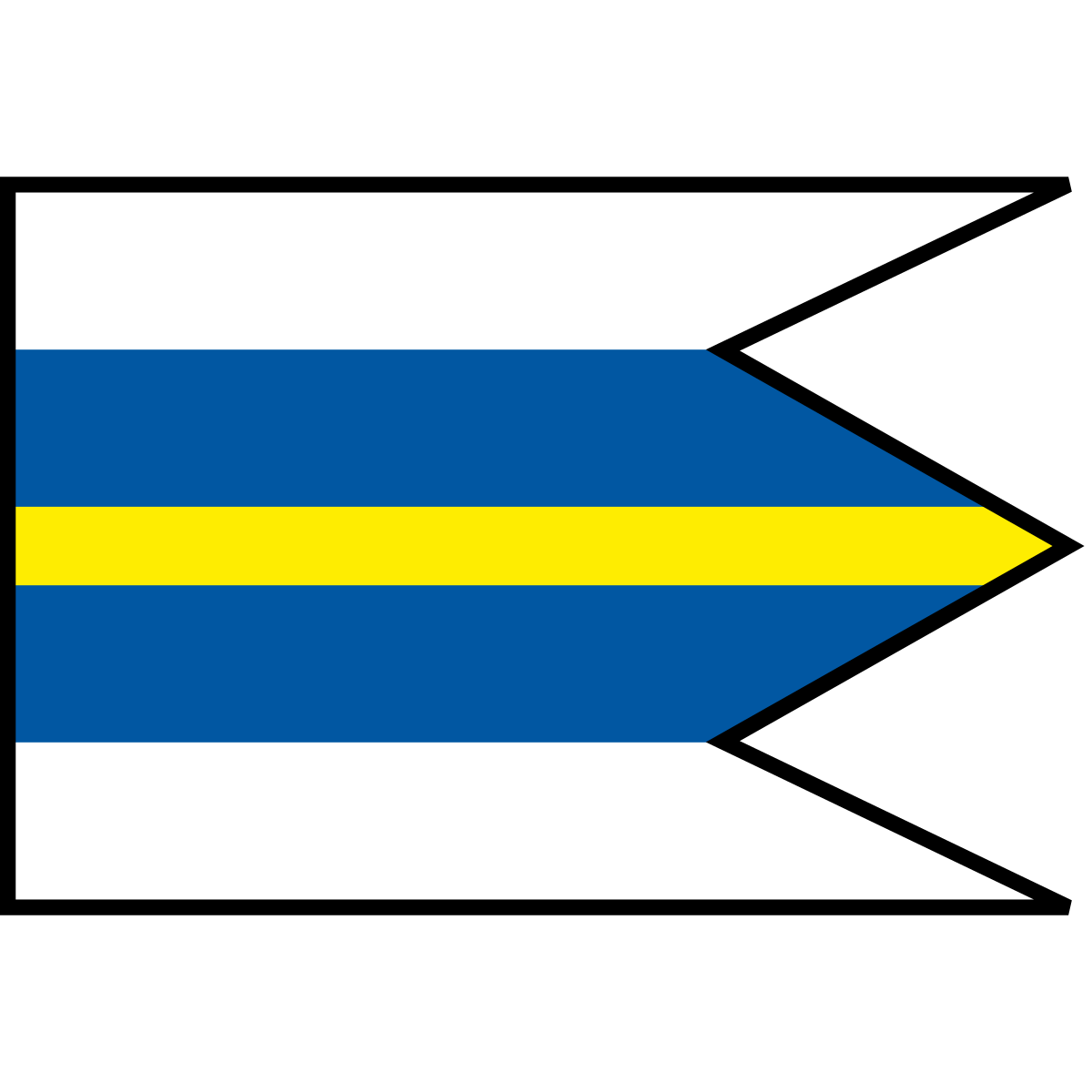 Flag of Liptovská Kokava, Region of Žilina