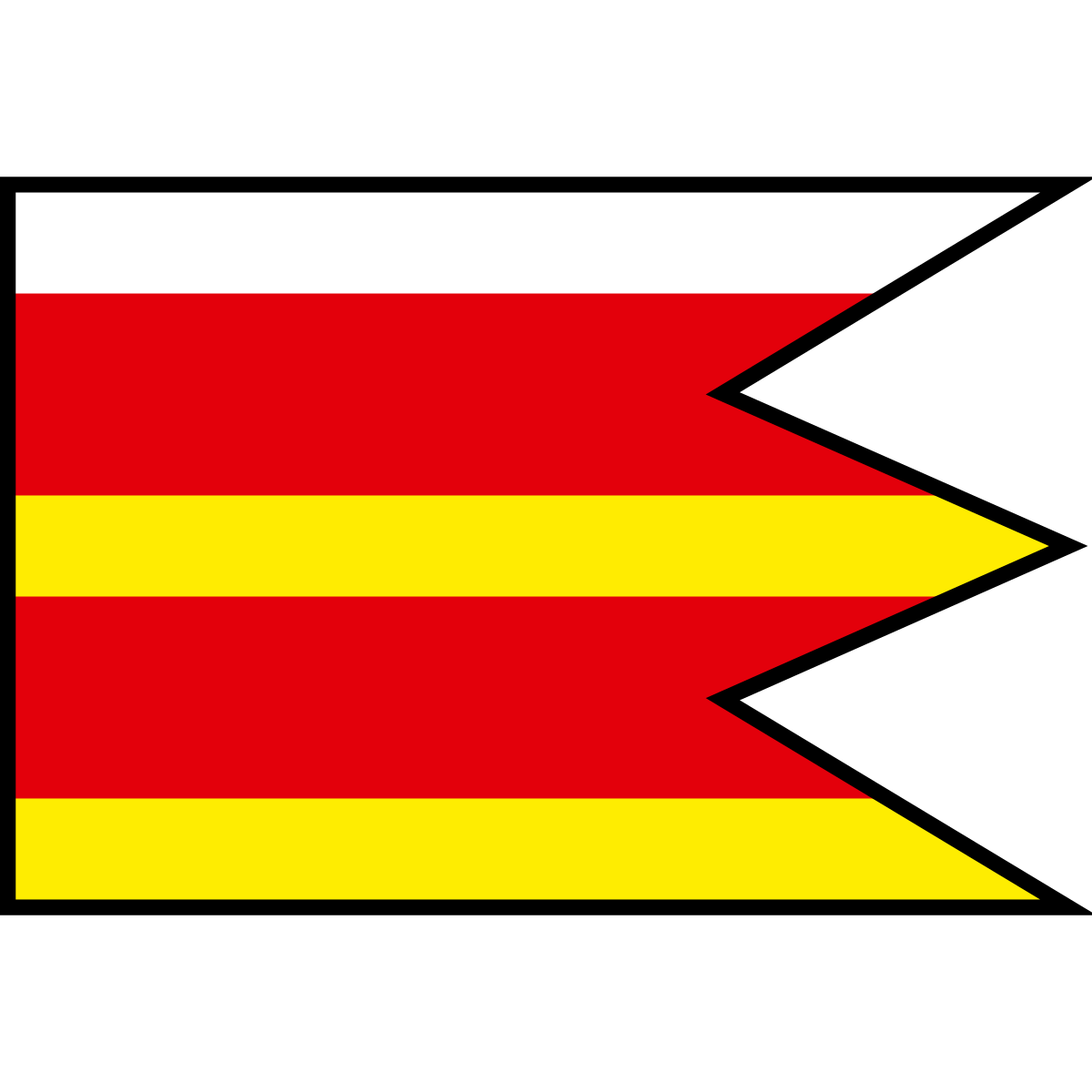 Flag of Liptovská Teplá, Region of Žilina