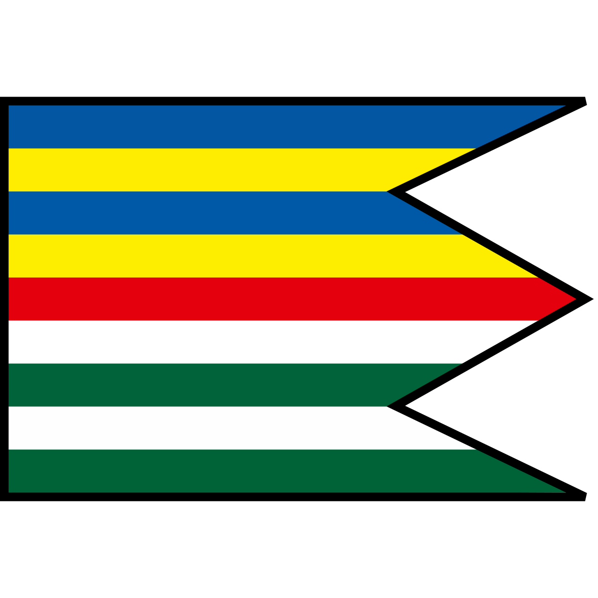 Flag of Liptovské Kľačany, Region of Žilina