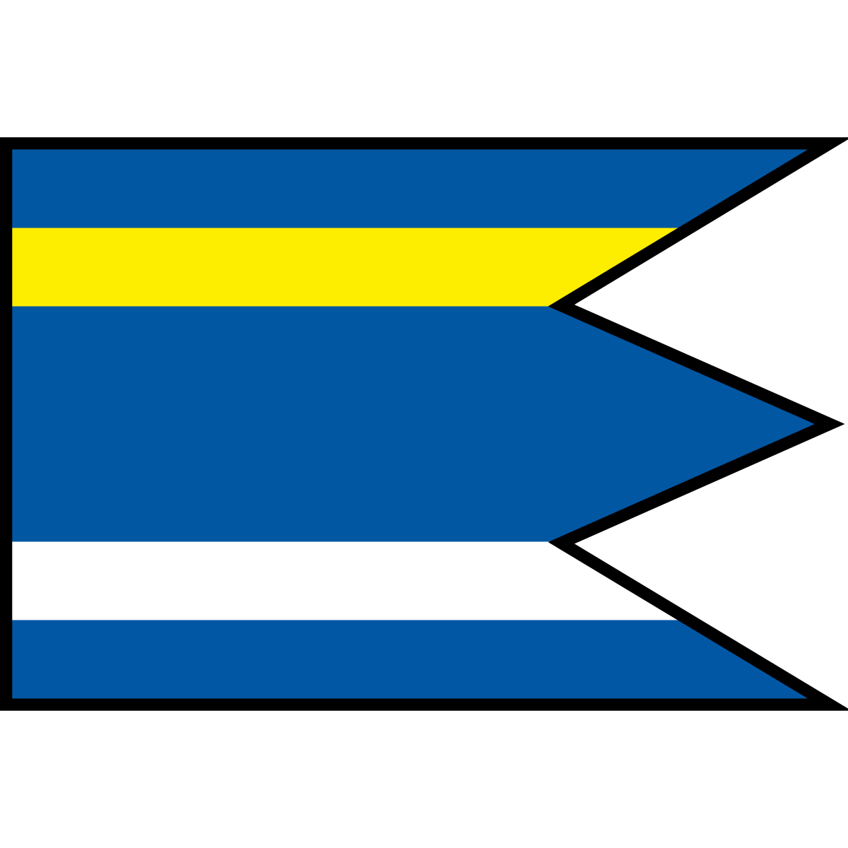 Flag of Liptovské Matiašovce, Region of Žilina