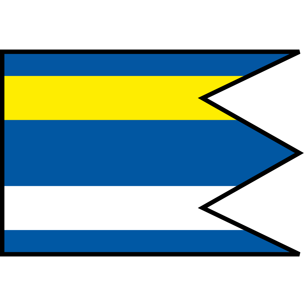 Flag of Lišov, Region of Banská Bystrica