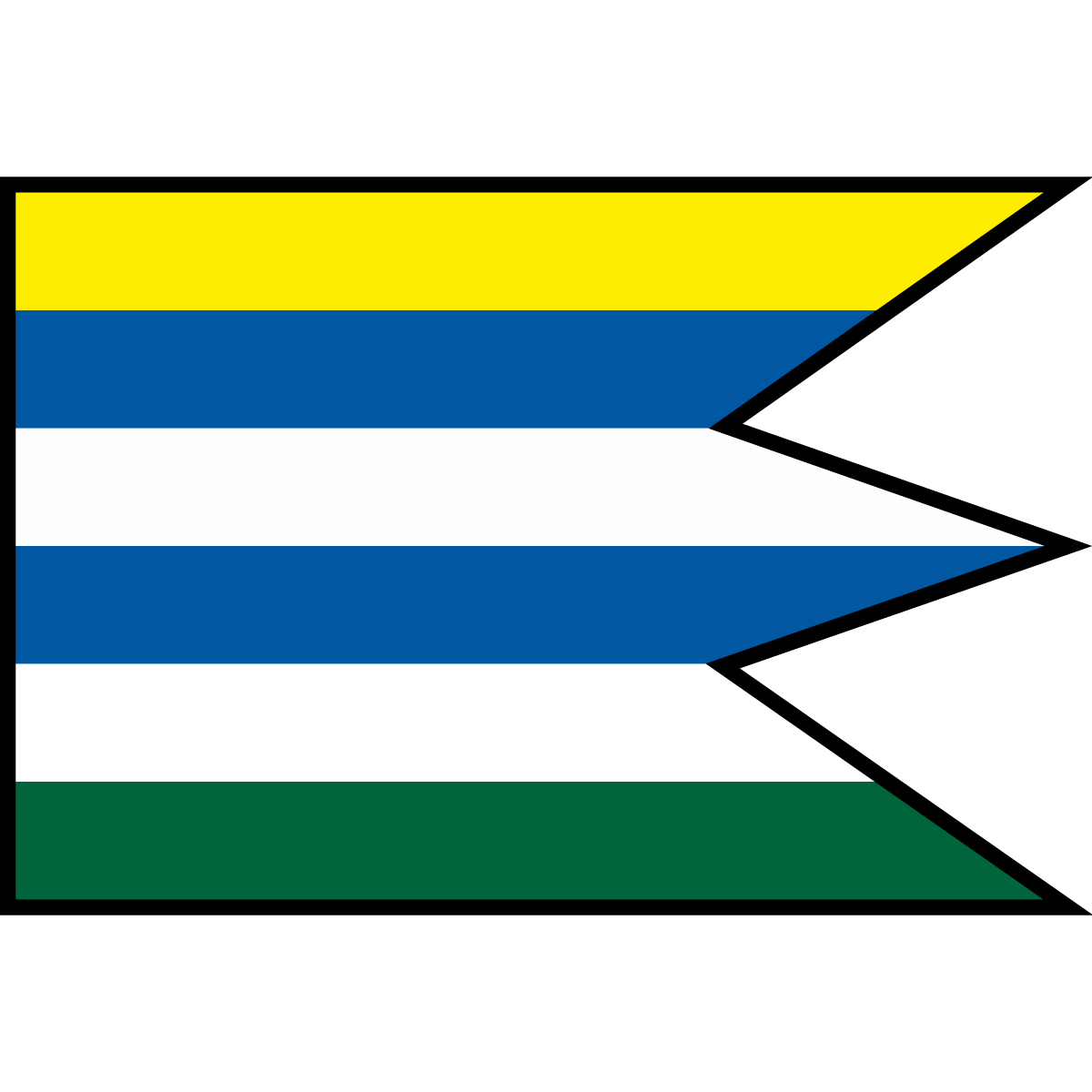 Flag of Livinské Opatovce, Region of Trenčín