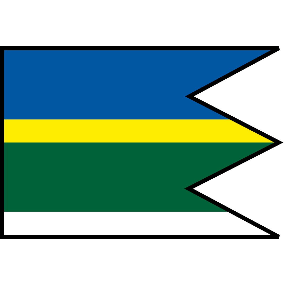 Flag of Lokca, Region of Žilina