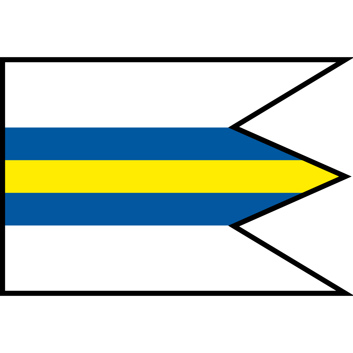 Flag of Lomná, Region of Žilina