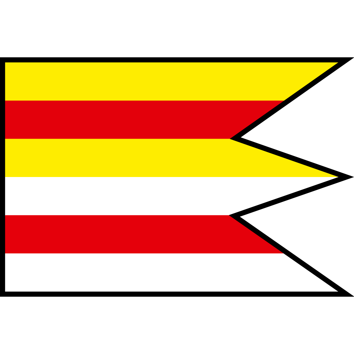 Flag of Lozorno, Region of Bratislava