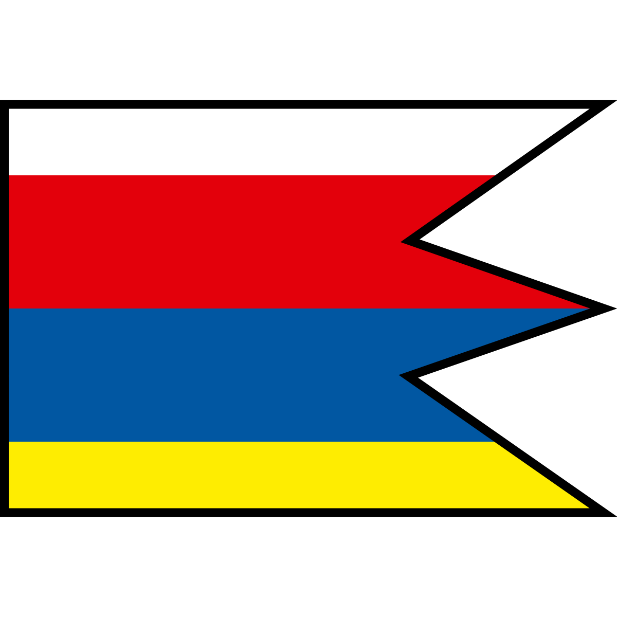 Flag of Ľubeľa, Region of Žilina