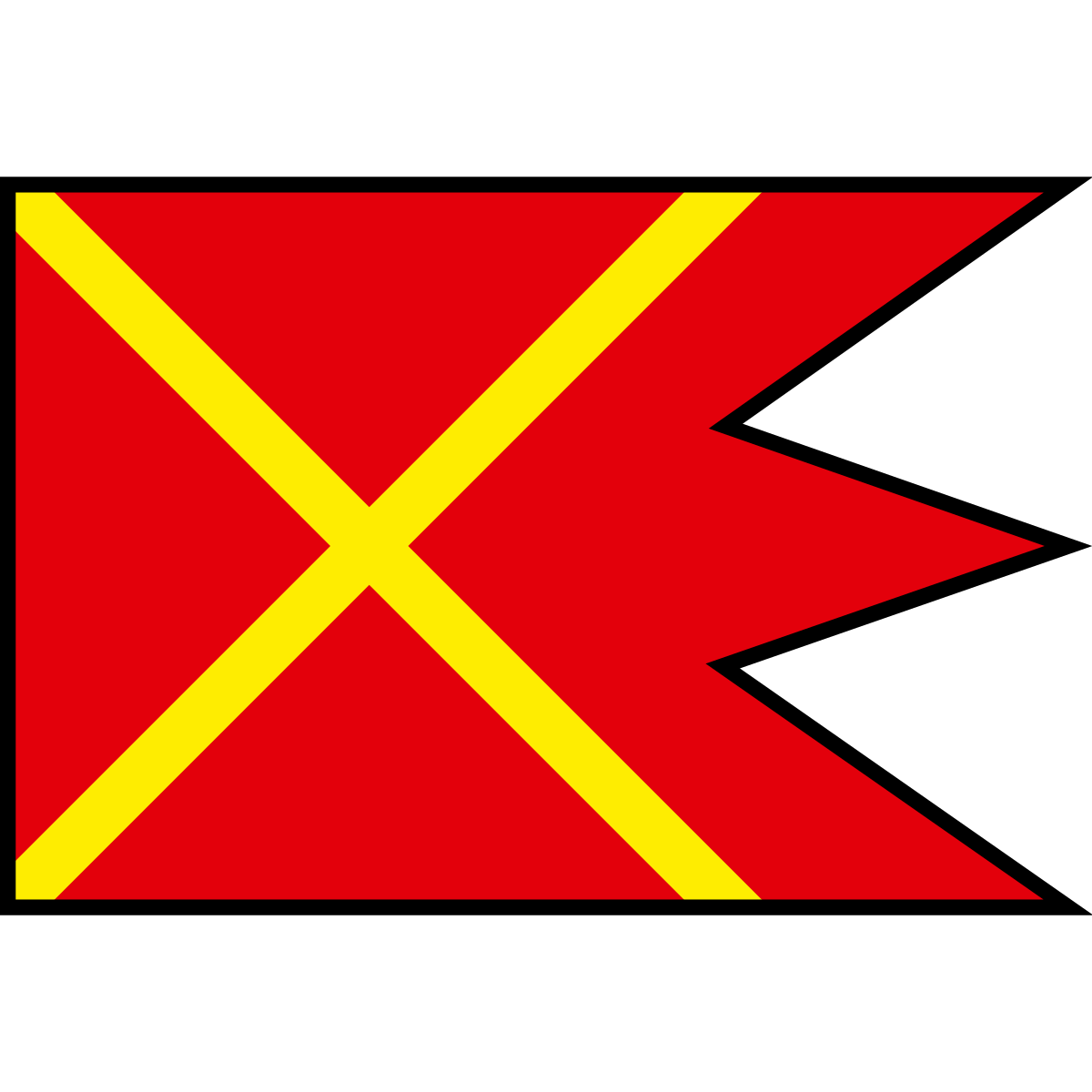 Flag of Lubeník, Region of Banská Bystrica