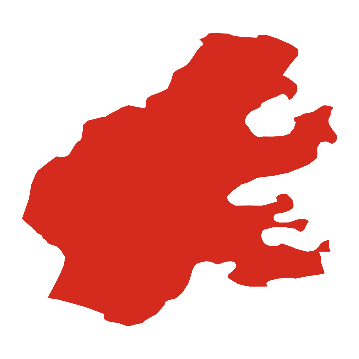 Lúč na Ostrove city boundary