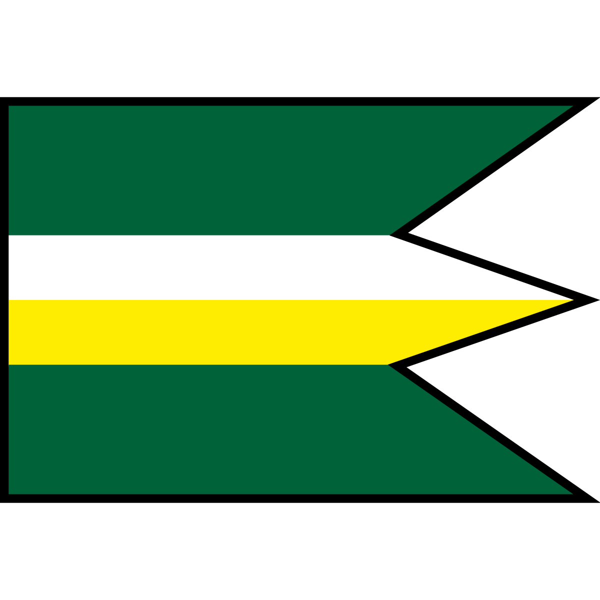Flag of Lučivná, Region of Prešov