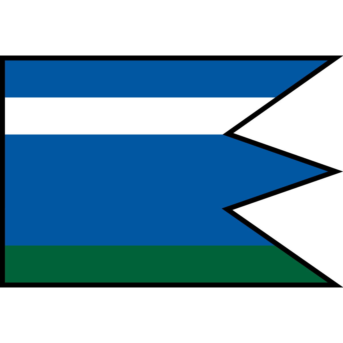 Flag of Lúčka, Region of Prešov