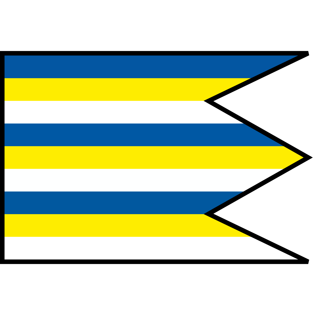 Flag of Lúčka, Region of Prešov