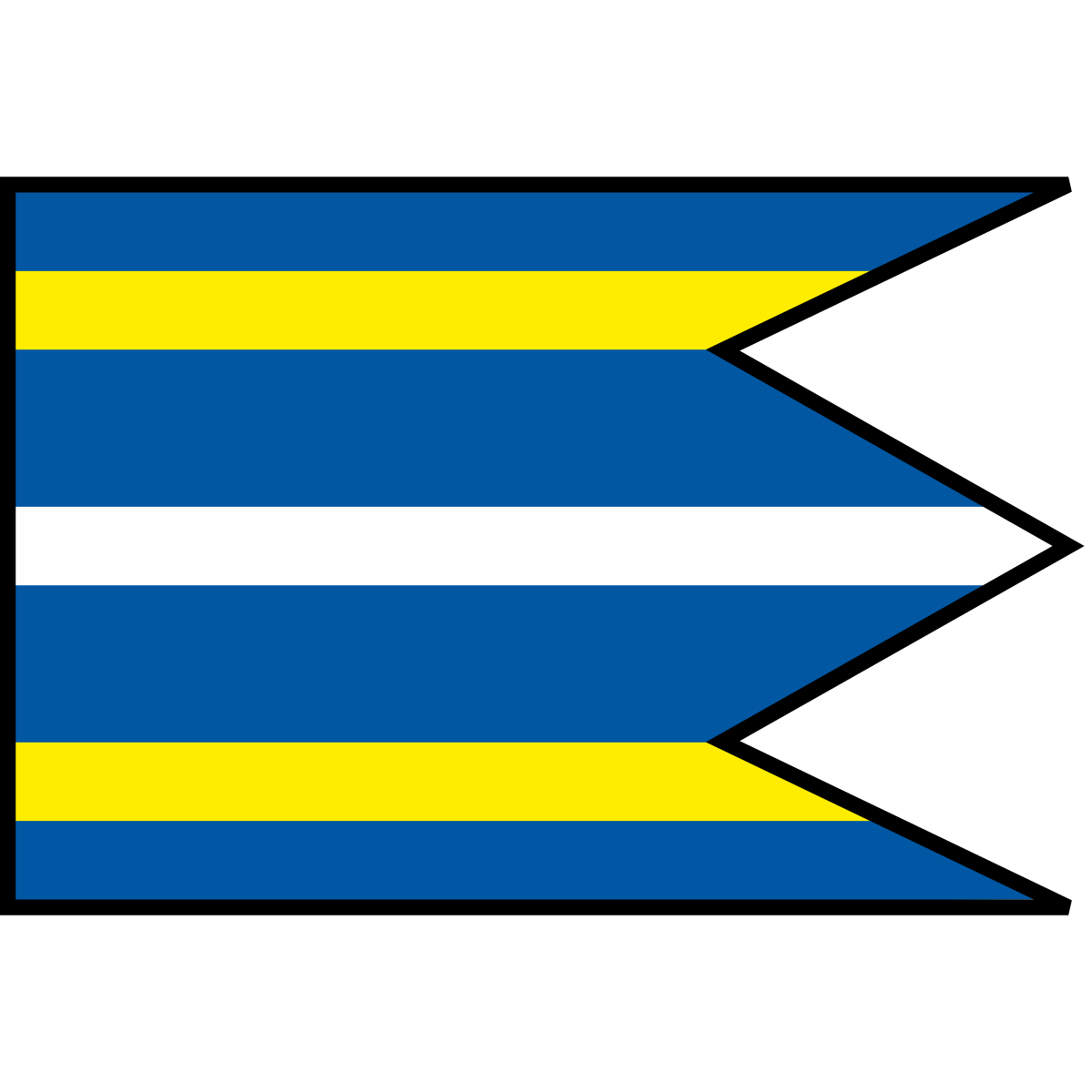 Flag of Ludanice, Region of Nitra