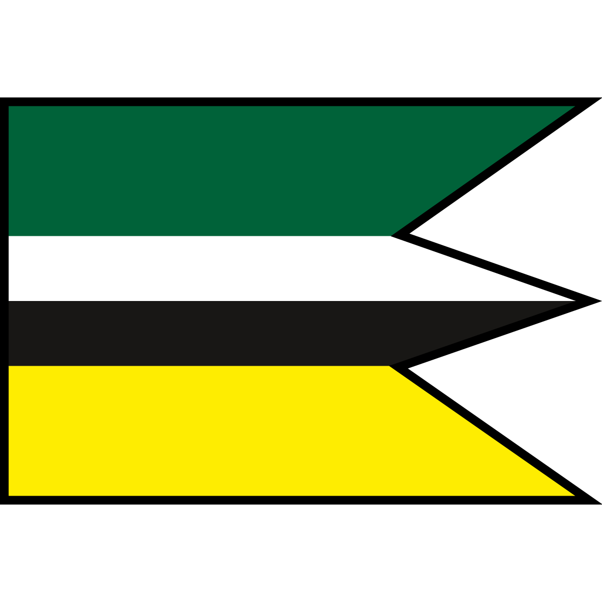 Flag of Luhyňa, Region of Košice