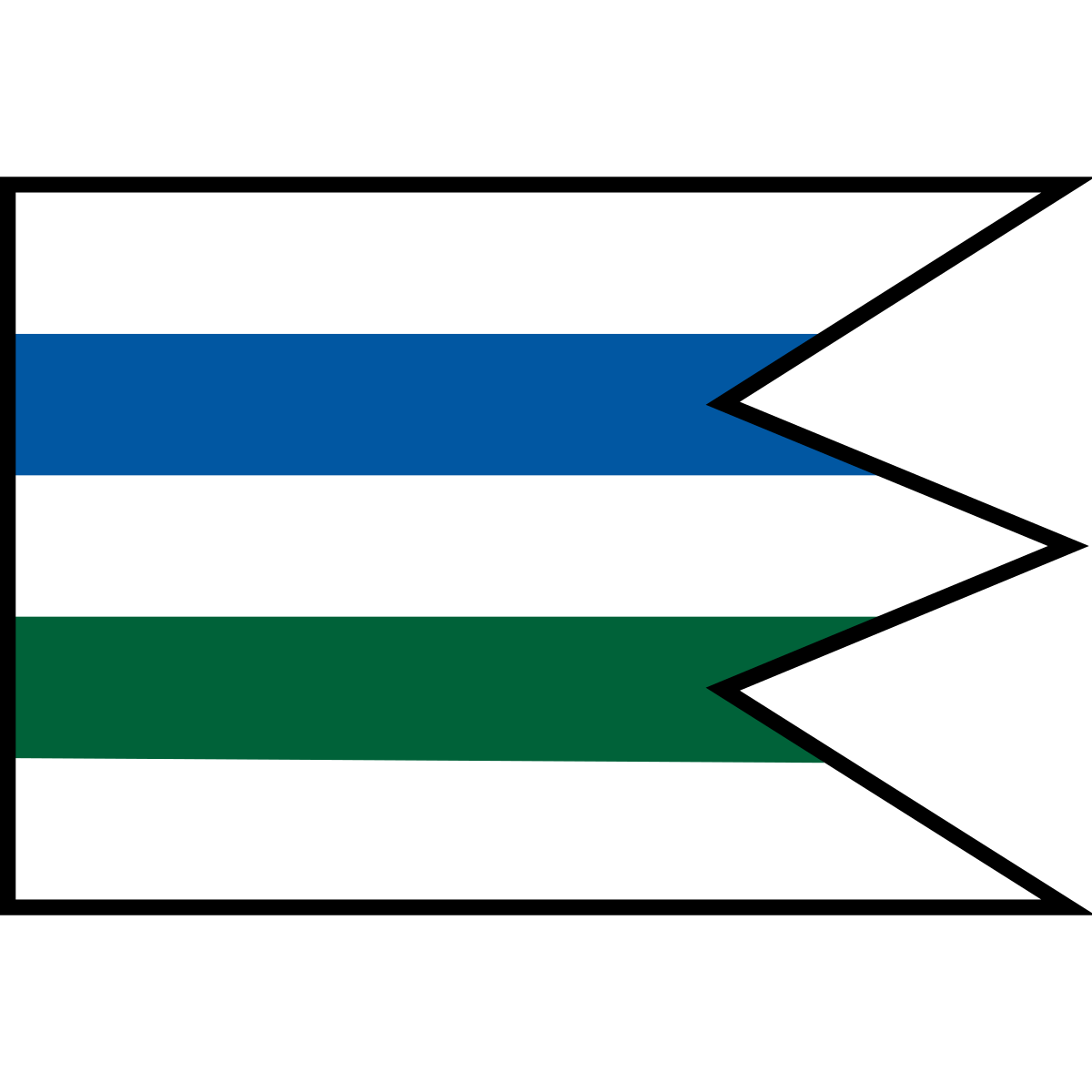 Flag of Lúka, Region of Trenčín