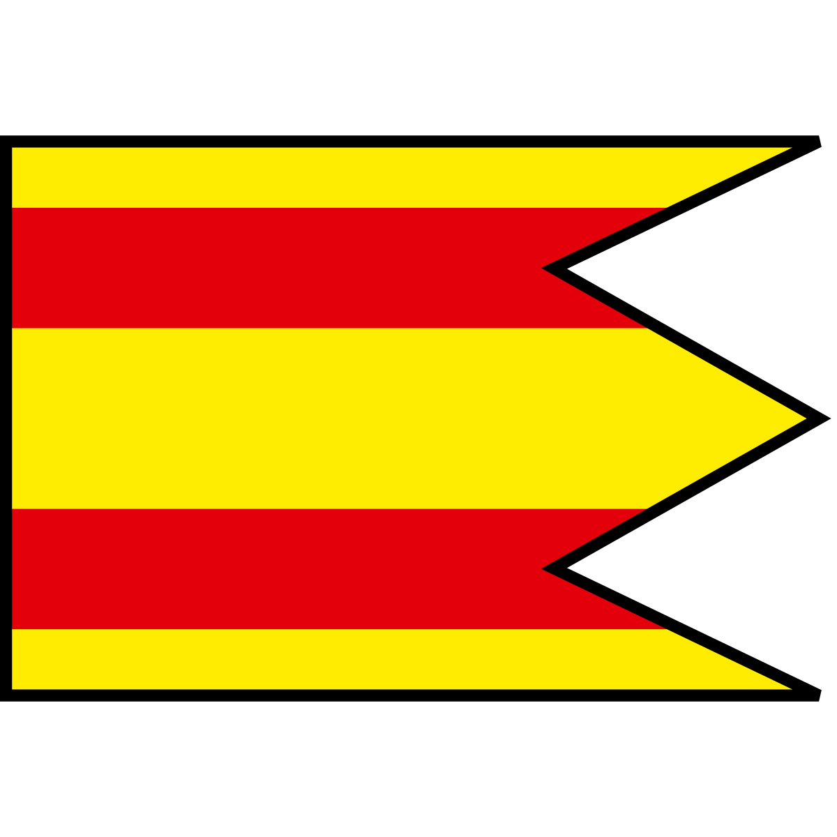 Flag of Lutiše, Region of Žilina