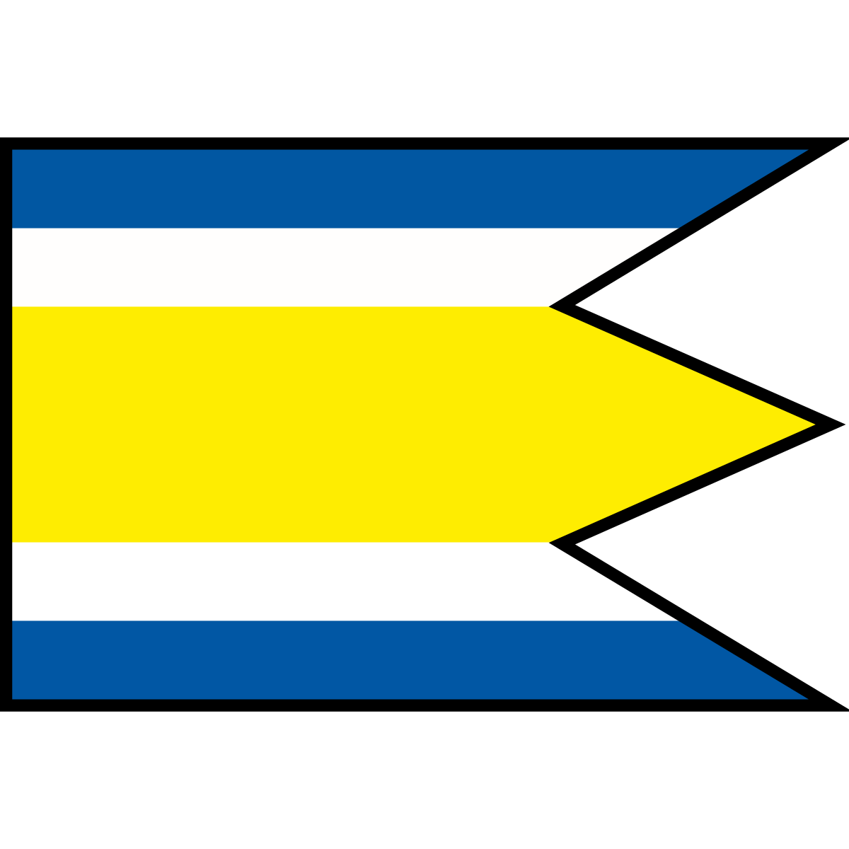 Flag of Lysá pod Makytou, Region of Trenčín