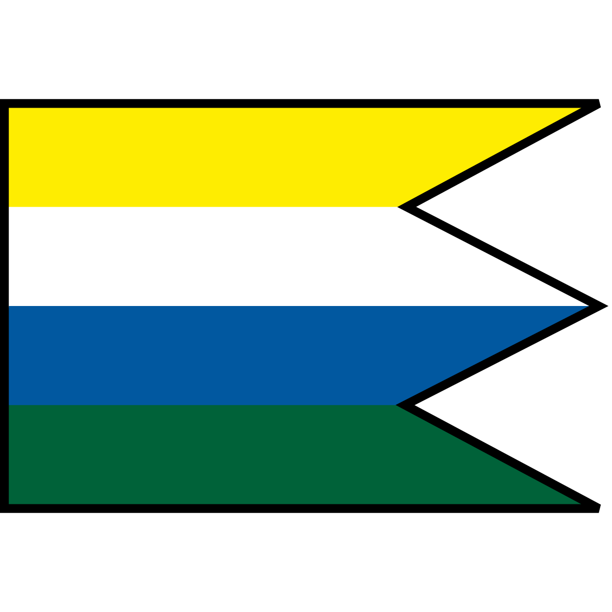 Flag of Mačov, Region of Trenčín