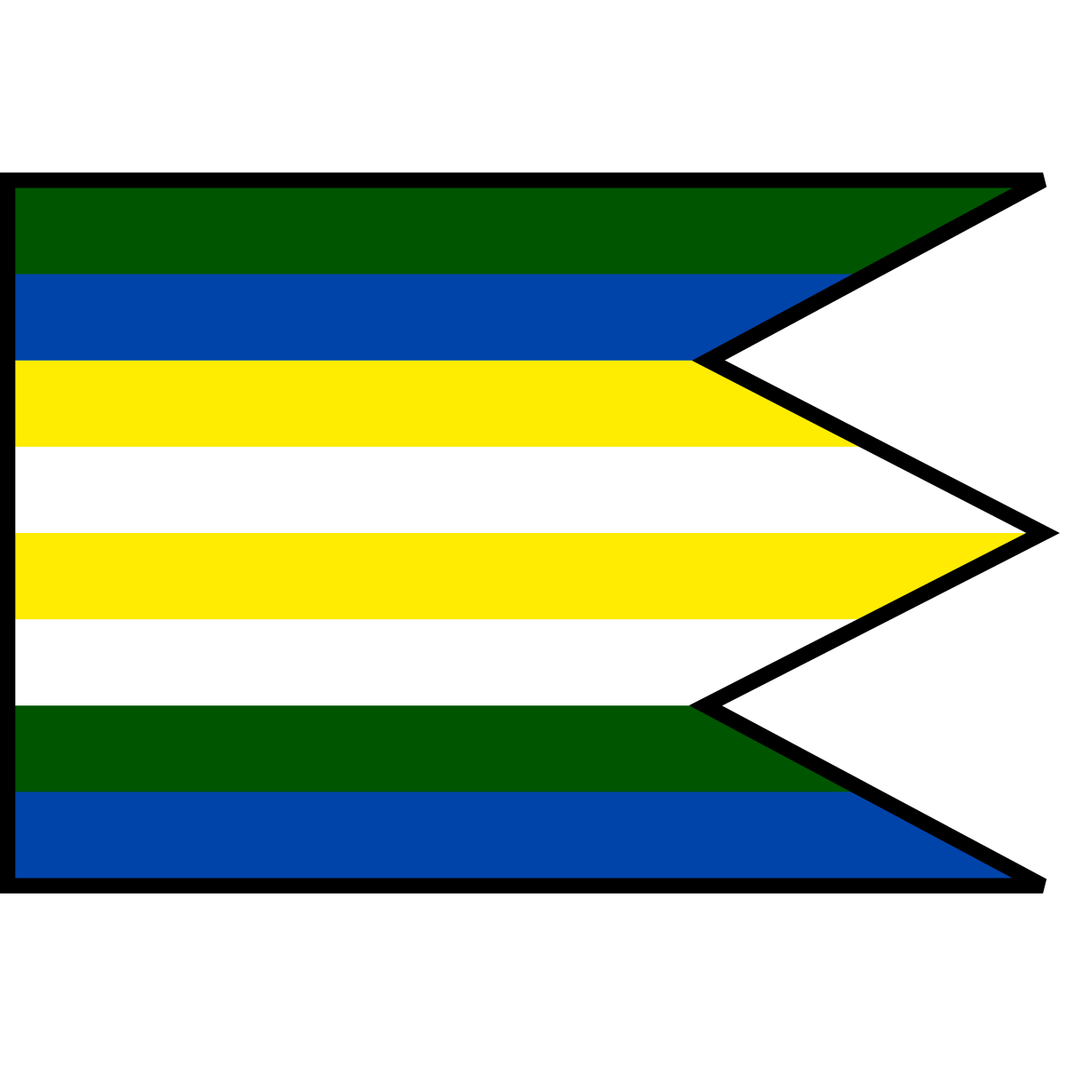 Flag of Macov, Region of Trnava