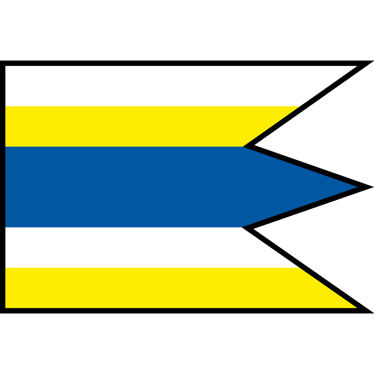 Flag of Majcichov, Region of Trnava