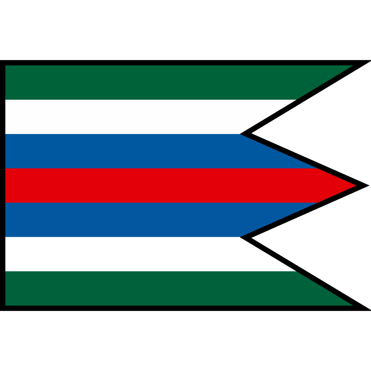 Flag of Majer, Region of Banská Bystrica