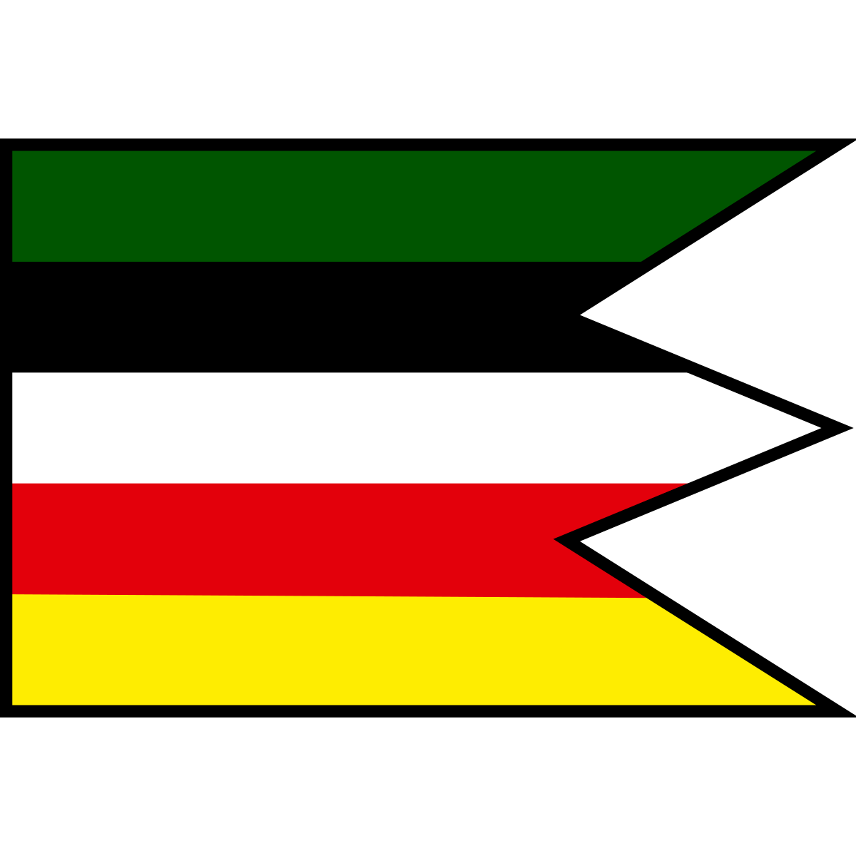 Flag of Majerka, Region of Prešov