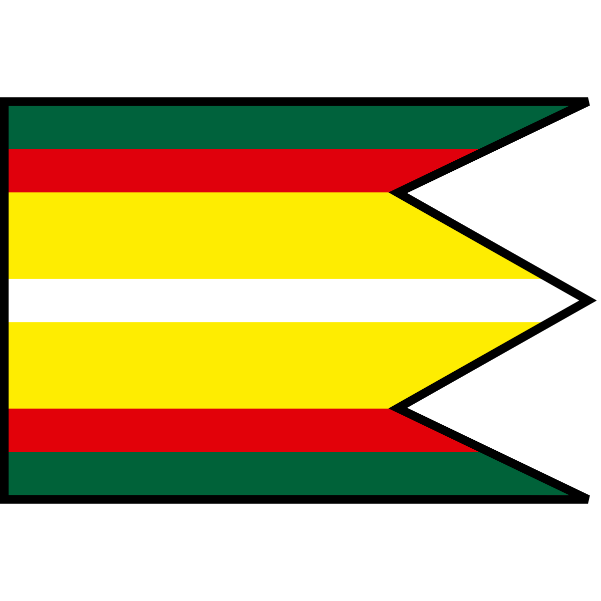 Flag of Mala Borša, Region of Bratislava
