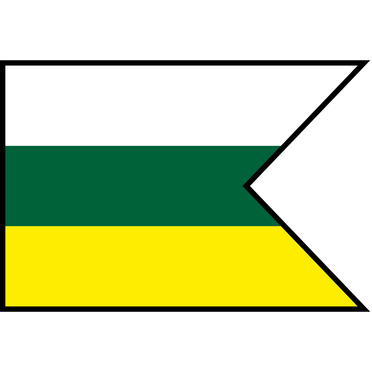 Flag of Malá Bytča, Region of Žilina