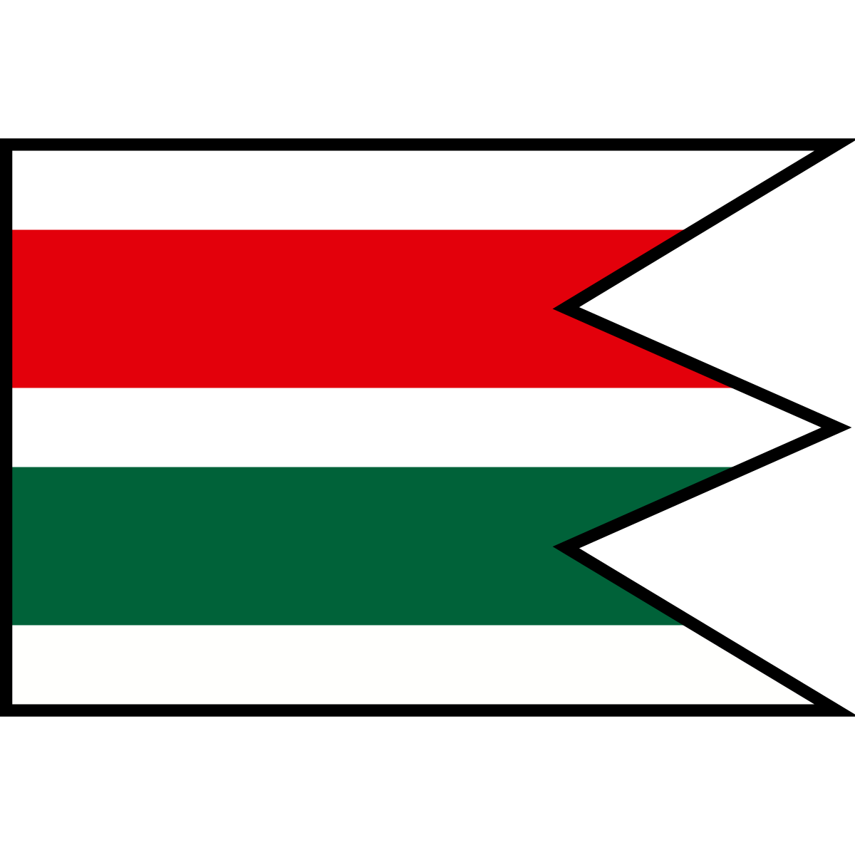 Flag of Malá Čierna, Region of Žilina