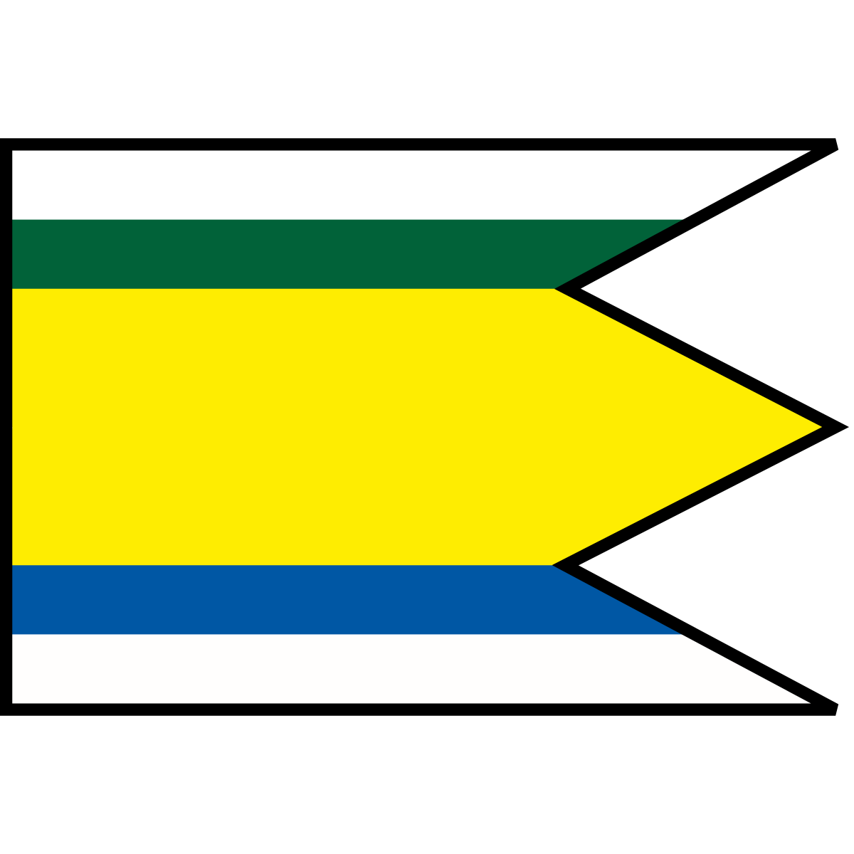 Flag of Malá Domaša, Region of Prešov