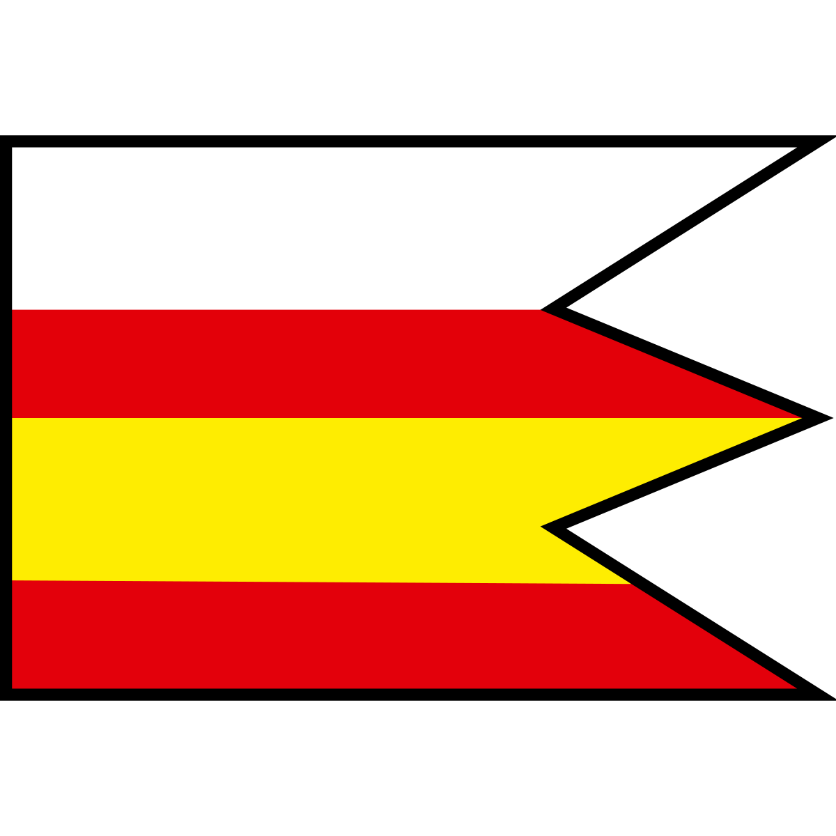 Flag of Malcov, Region of Prešov
