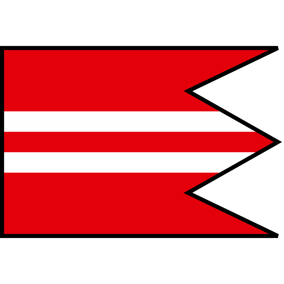 Flag of Malé Dvorníky, Region of Trnava