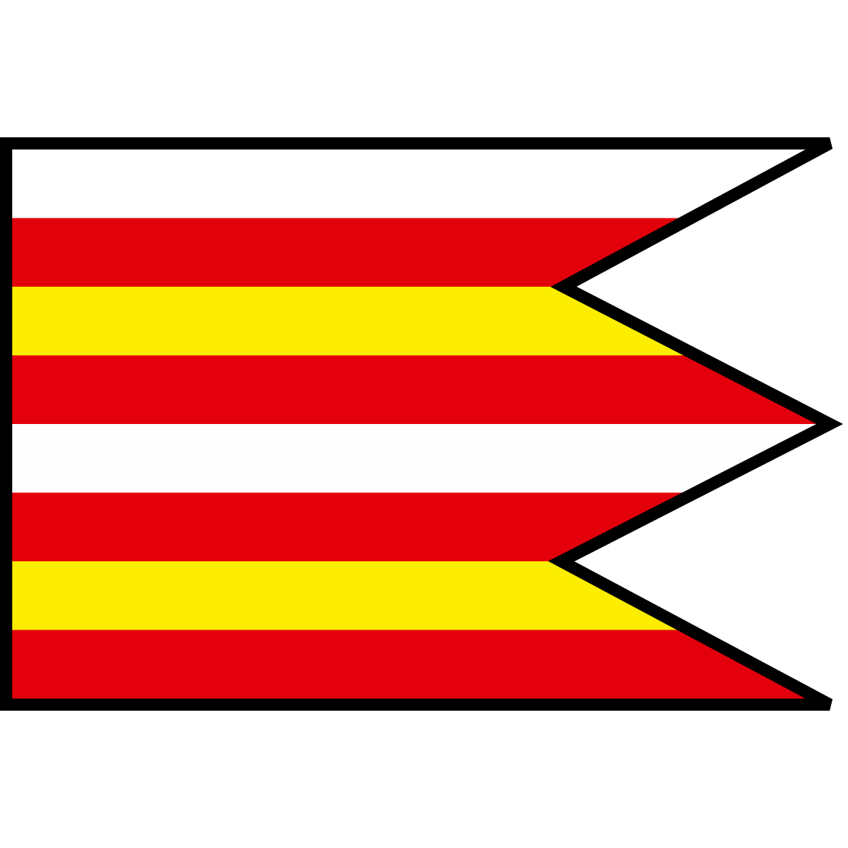 Flag of Malý Báb, Region of Nitra