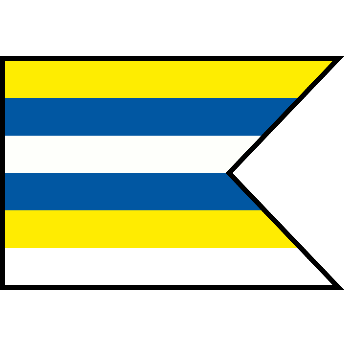 Flag of Malý Floreát, Region of Trnava