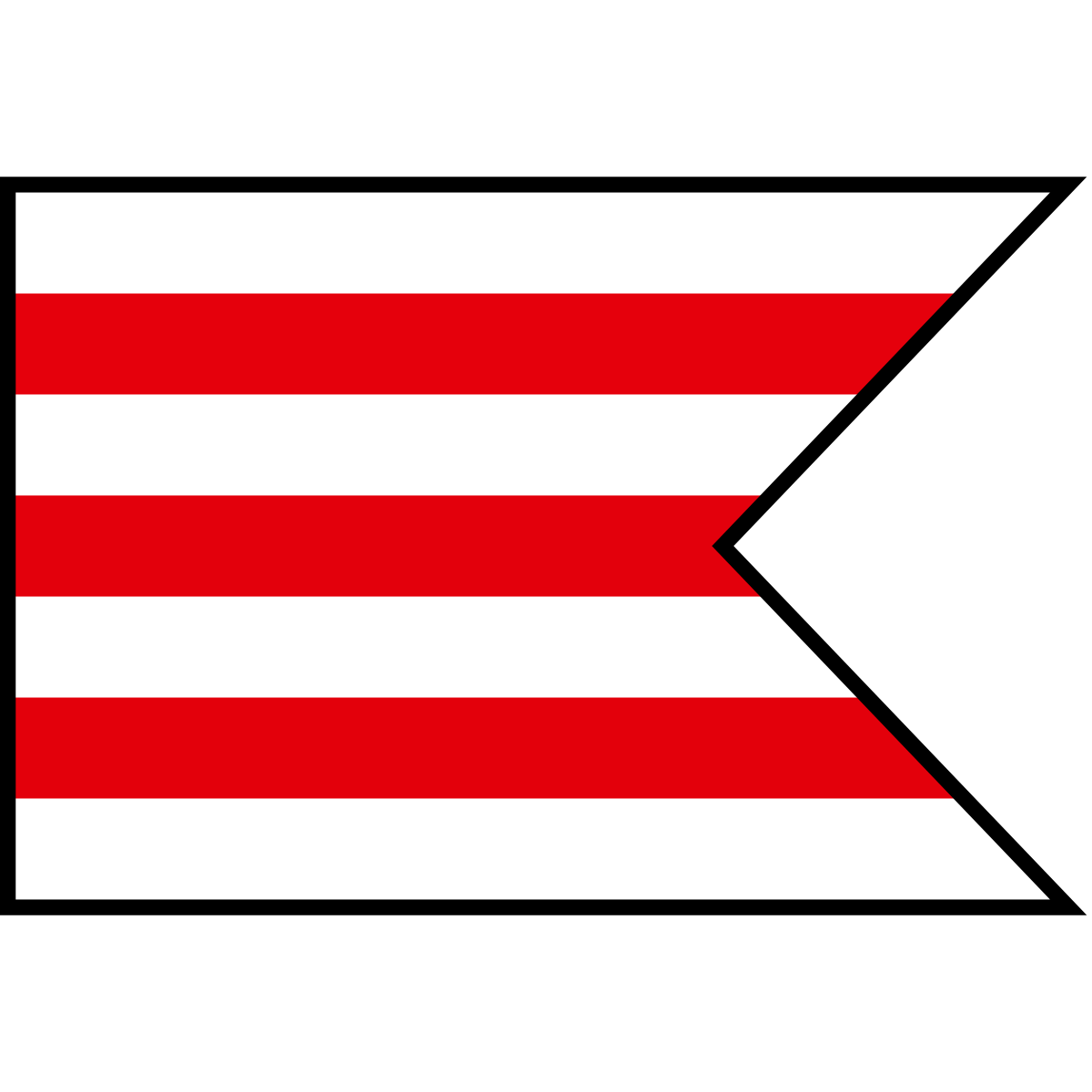 Flag of Malý Háj, Region of Trnava