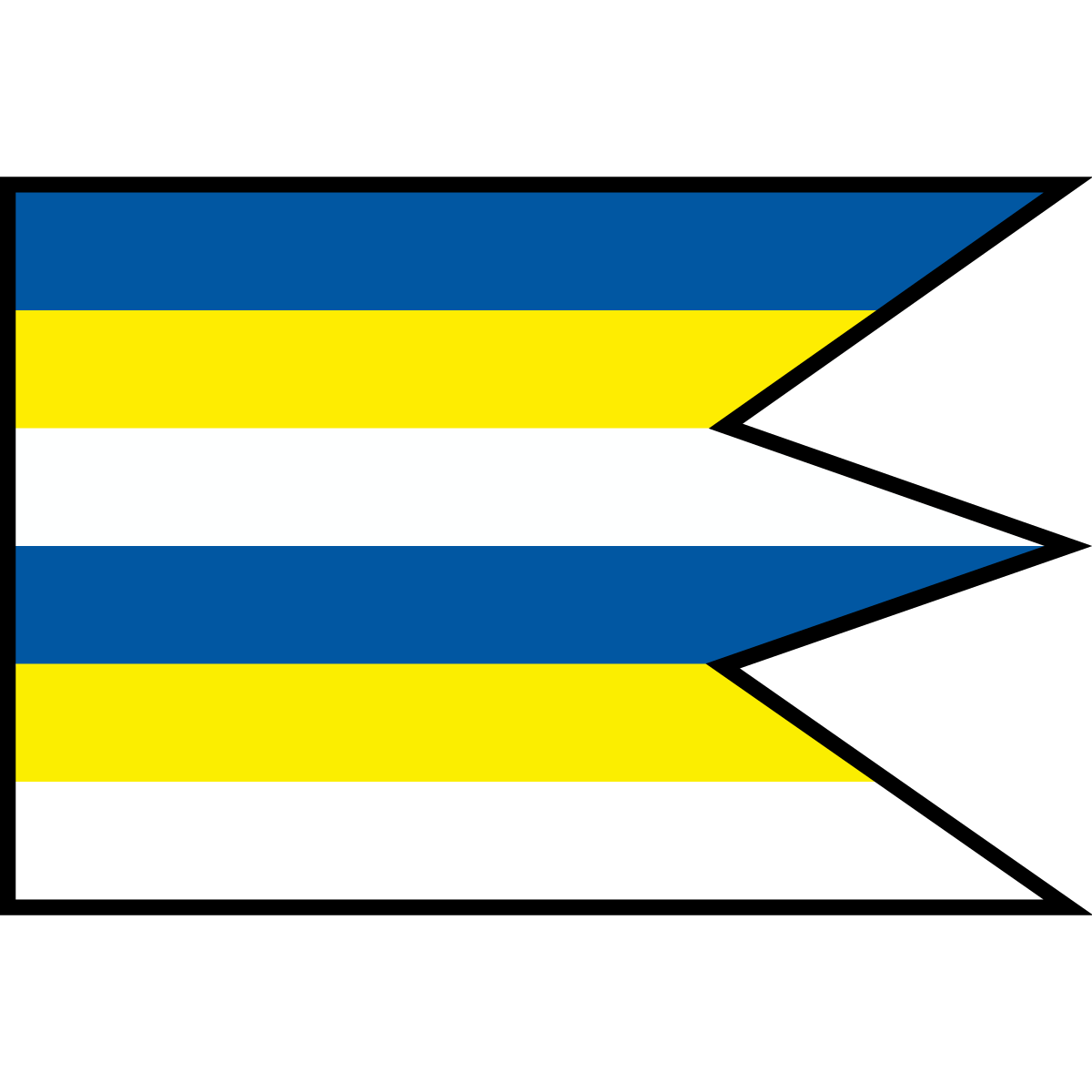 Flag of Malý Jatov, Region of Nitra