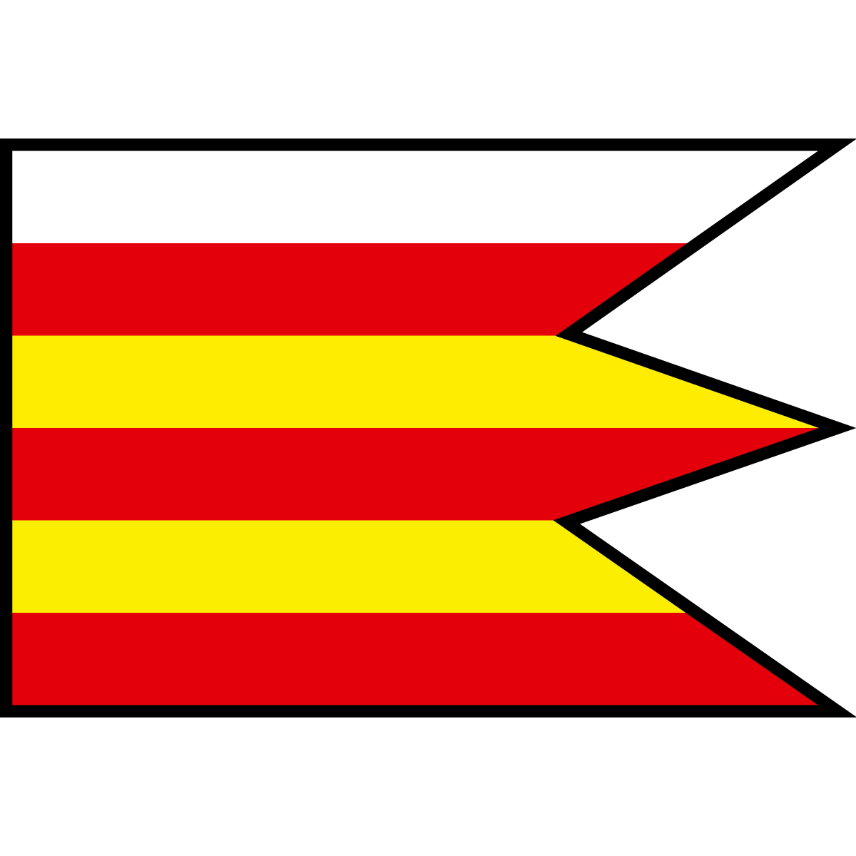 Flag of Malý Kiarov, Region of Banská Bystrica
