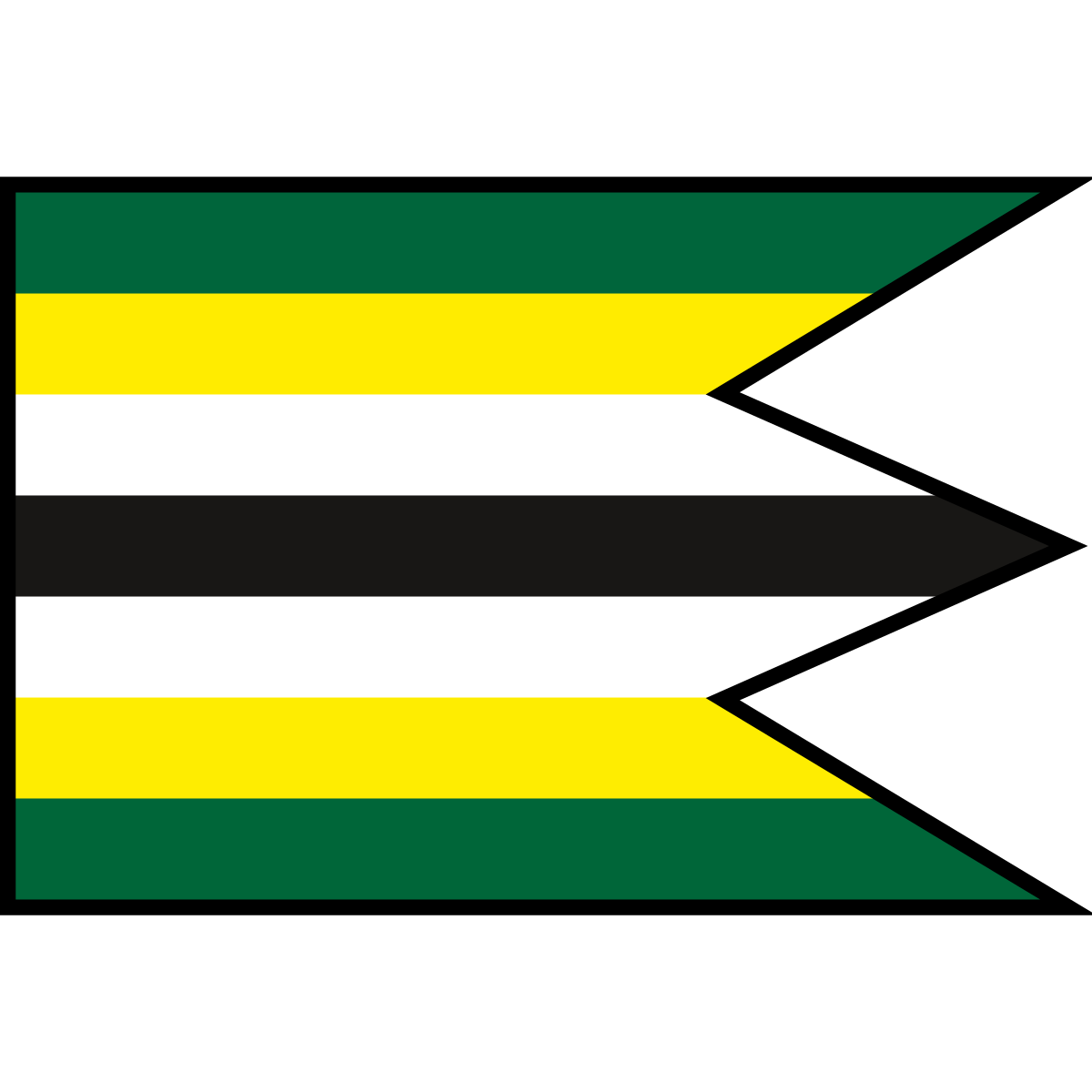 Flag of Malý Ruskov, Region of Košice
