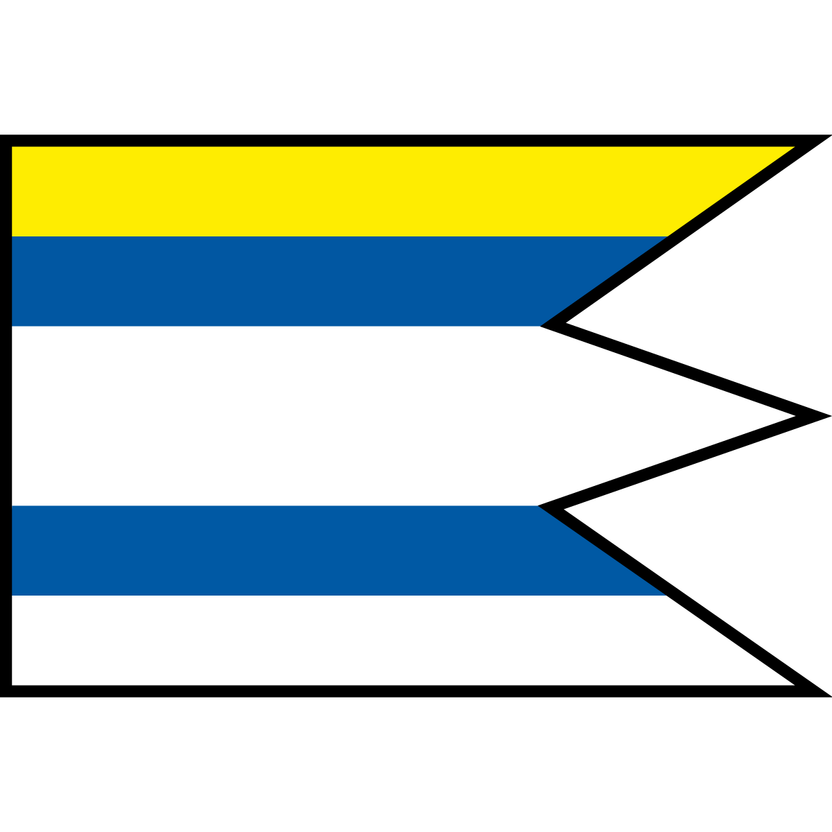 Flag of Malý Šariš, Region of Prešov