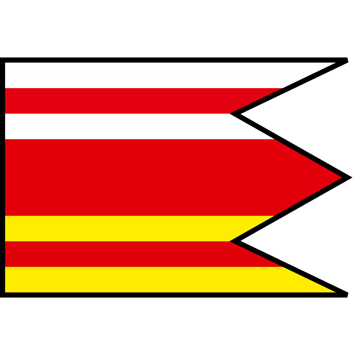 Flag of Mankovce, Region of Nitra