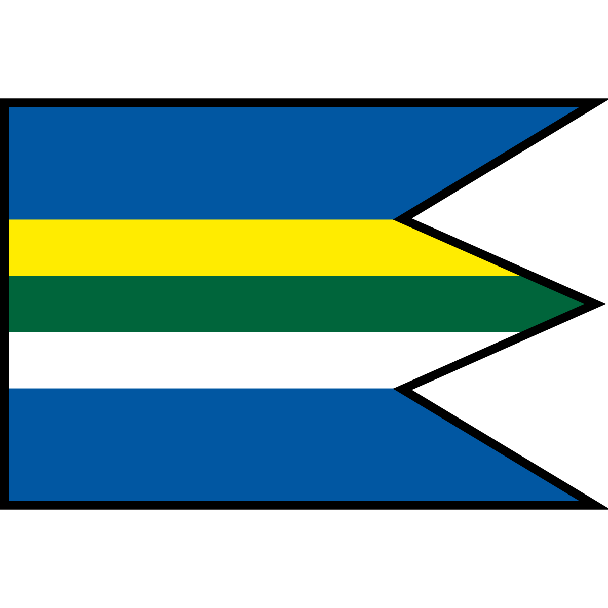 Flag of Margecany, Region of Košice