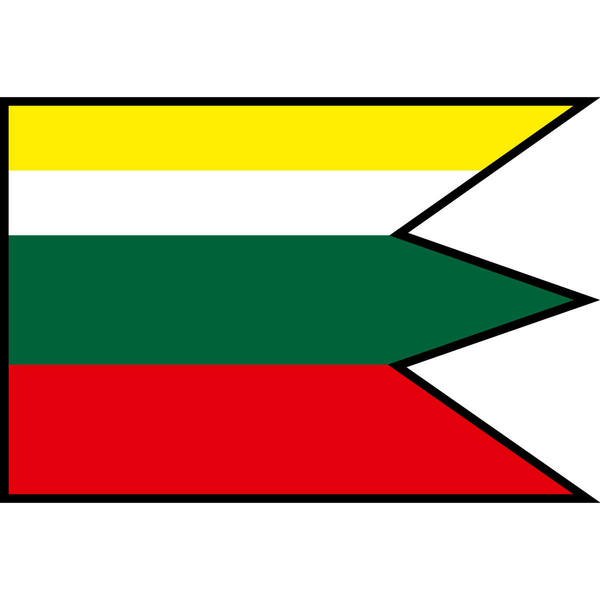 Flag of Matiaška, Region of Prešov
