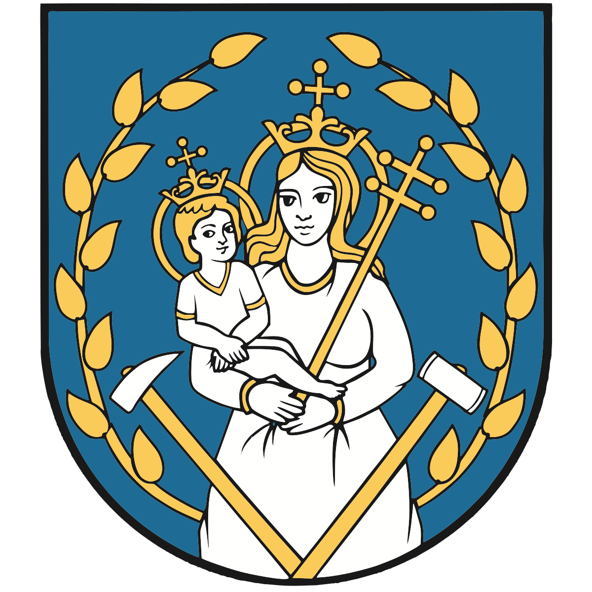 Erb mesta Medzev, Košický kraj