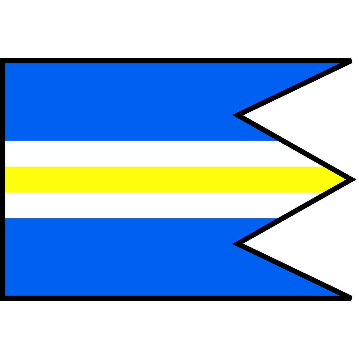 Flag of Medzibrodie nad Oravou, Region of Žilina
