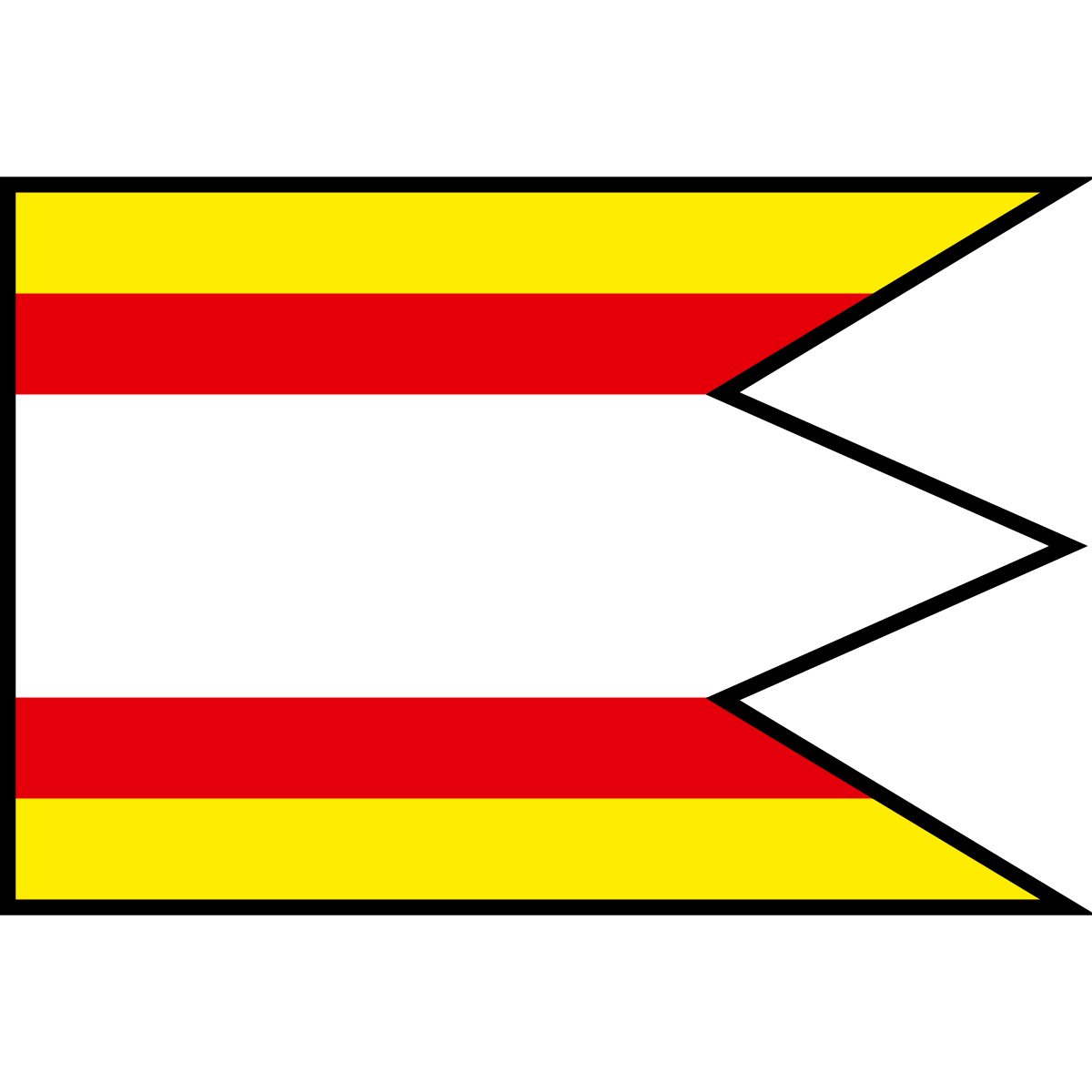 Flag of Mengusovce, Region of Prešov