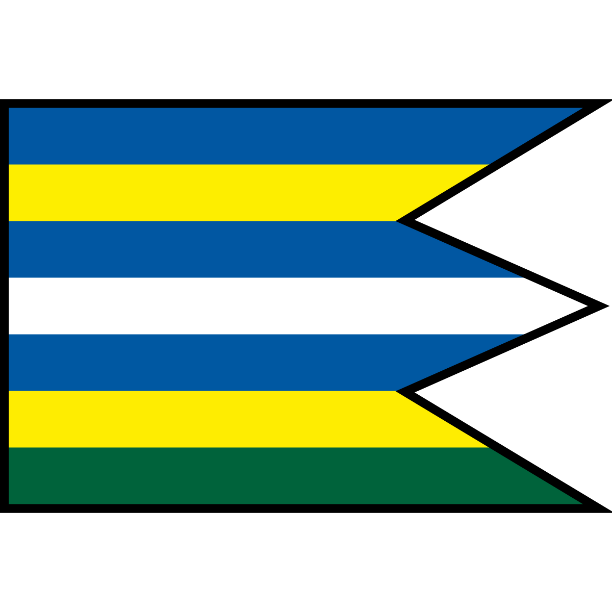 Flag of Mestisko, Region of Prešov
