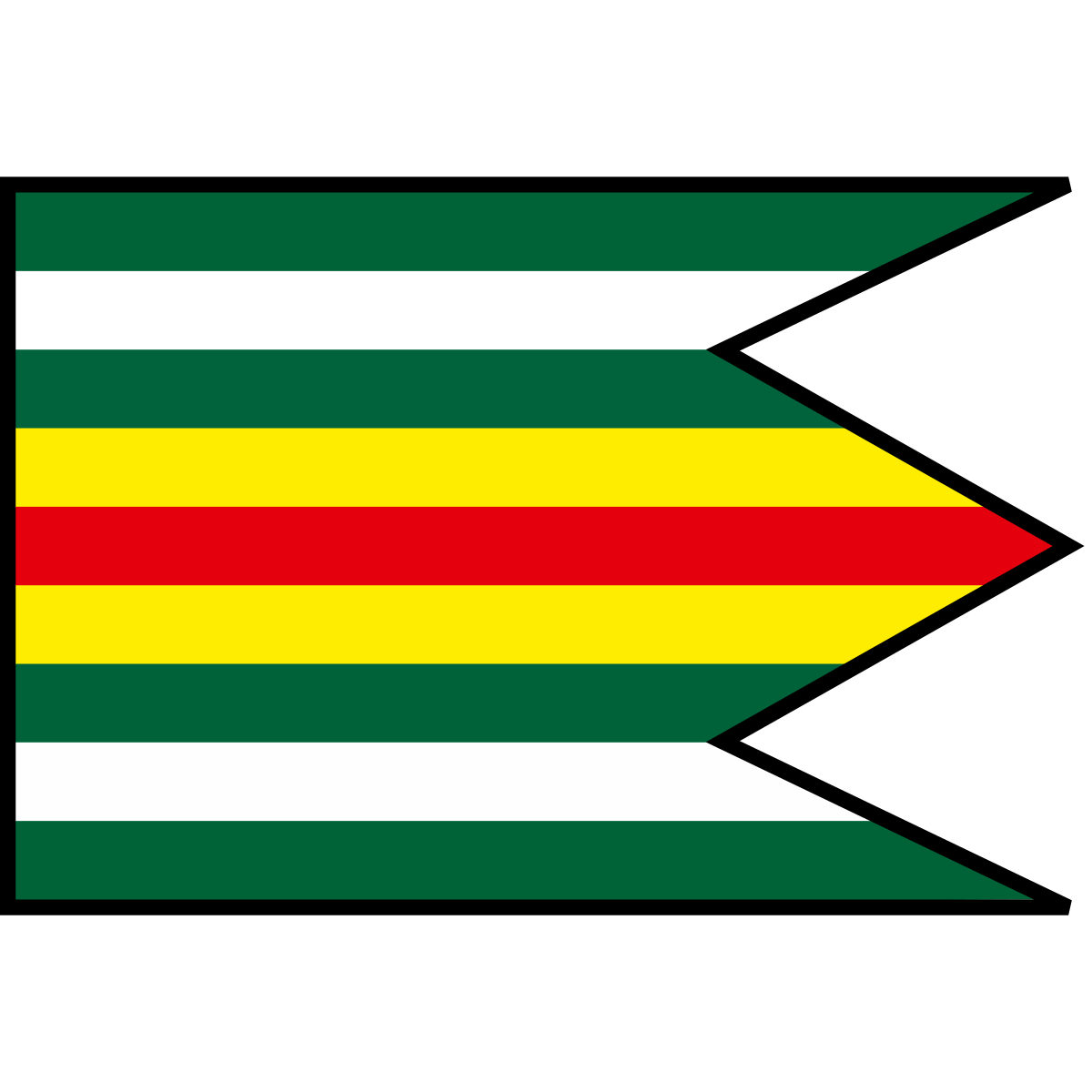 Flag of Michal na Ostrove - Kolónia, Region of Trnava