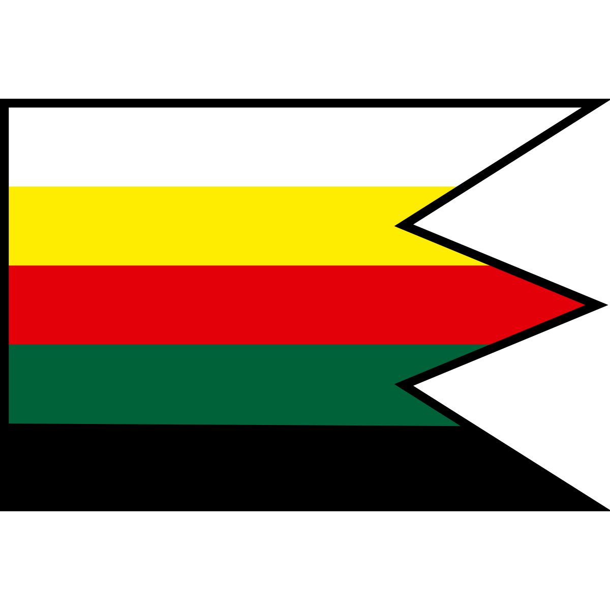 Flag of Miezgovce, Region of Trenčín