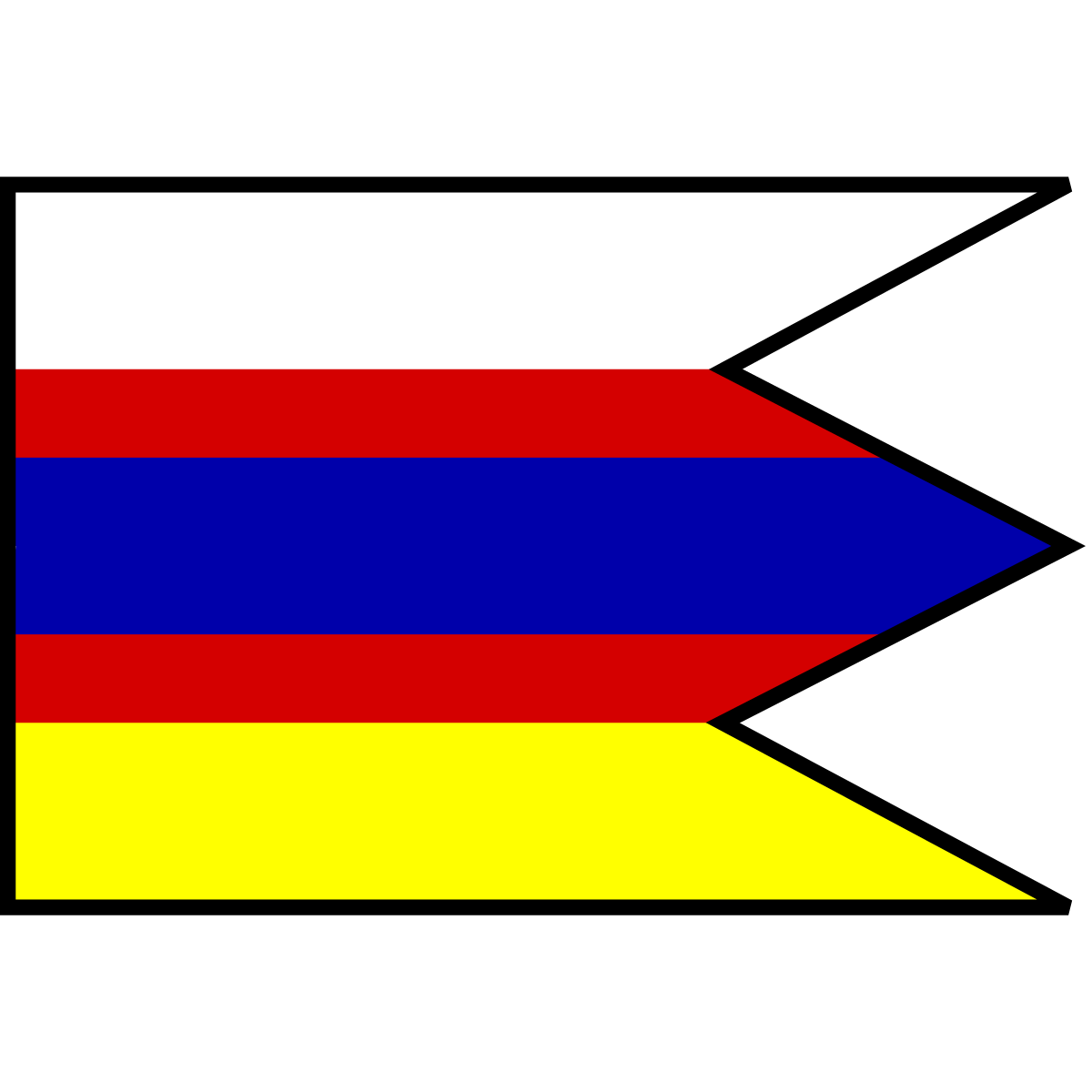 Flag of Mikulášová, Region of Prešov