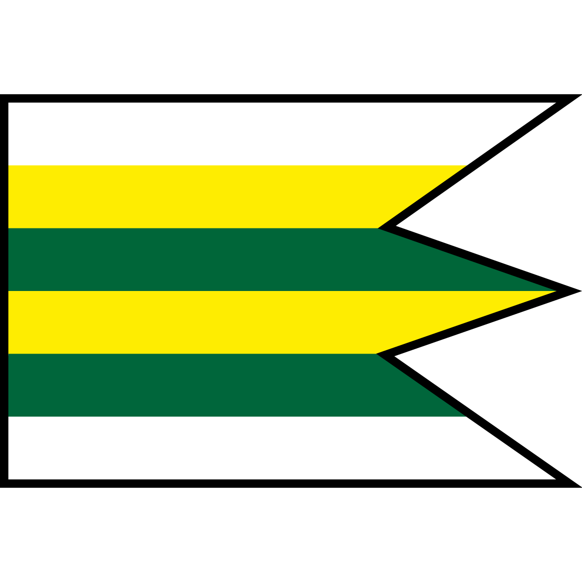 Flag of Miňovce, Region of Prešov