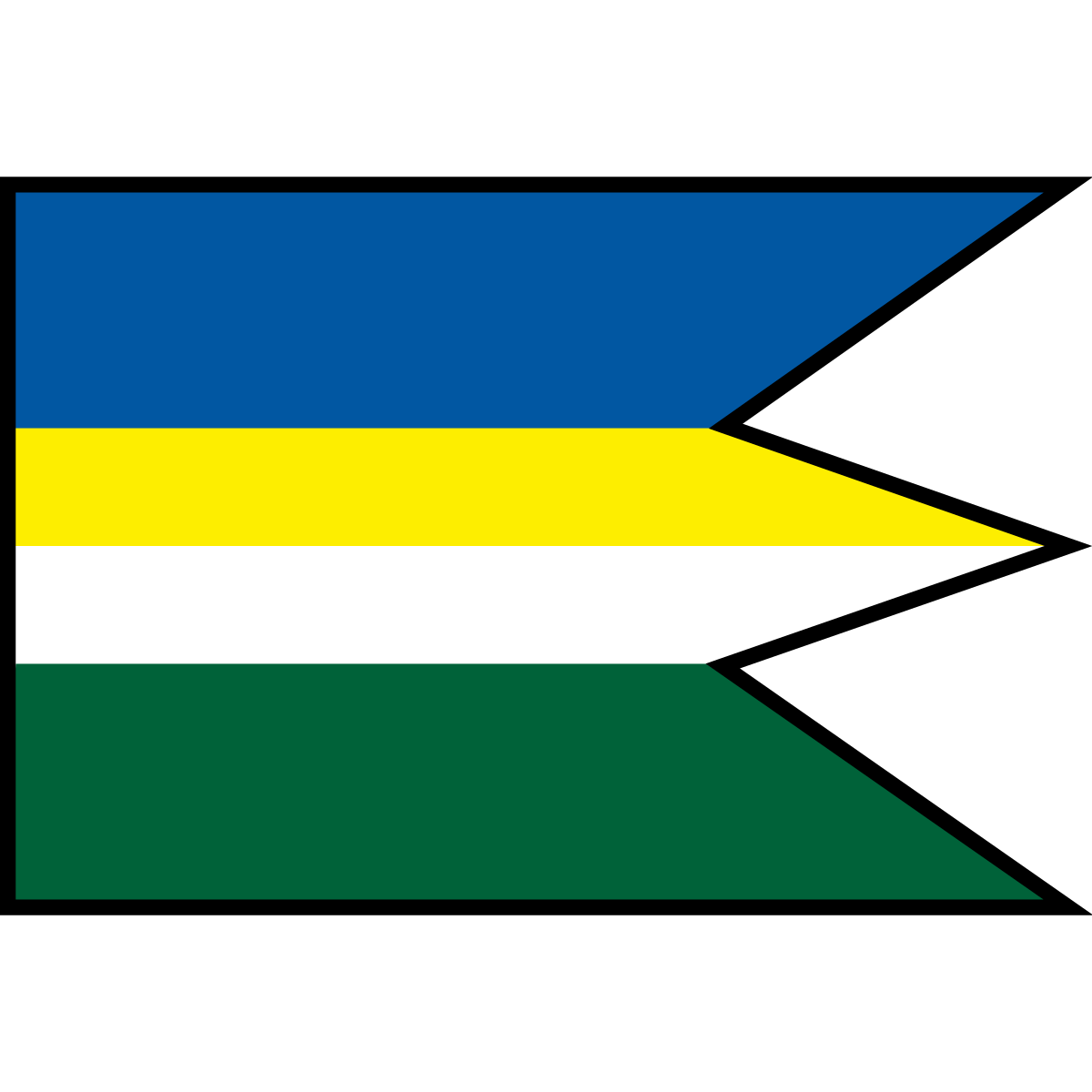 Flag of Mlynica, Region of Prešov